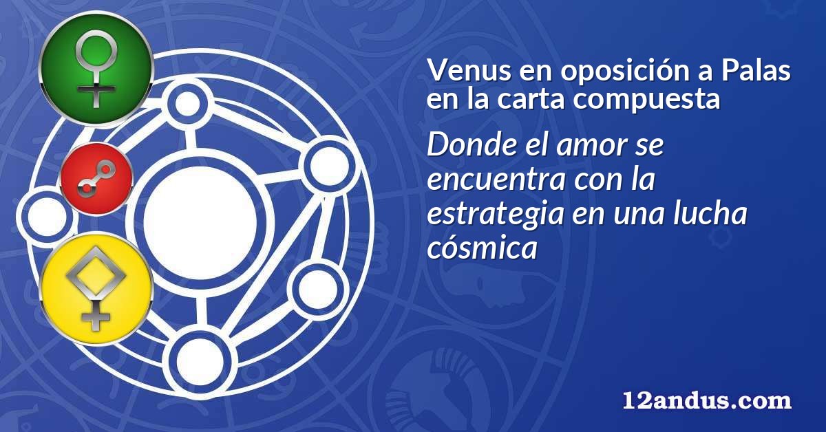 Venus en oposición a Palas en la carta compuesta