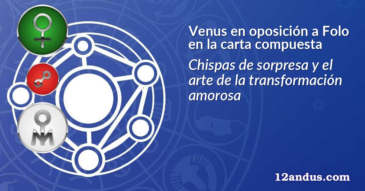 Venus en oposición a Folo en la carta compuesta