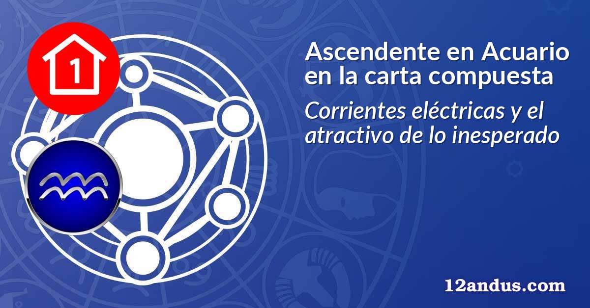 Ascendente en Acuario en la carta compuesta