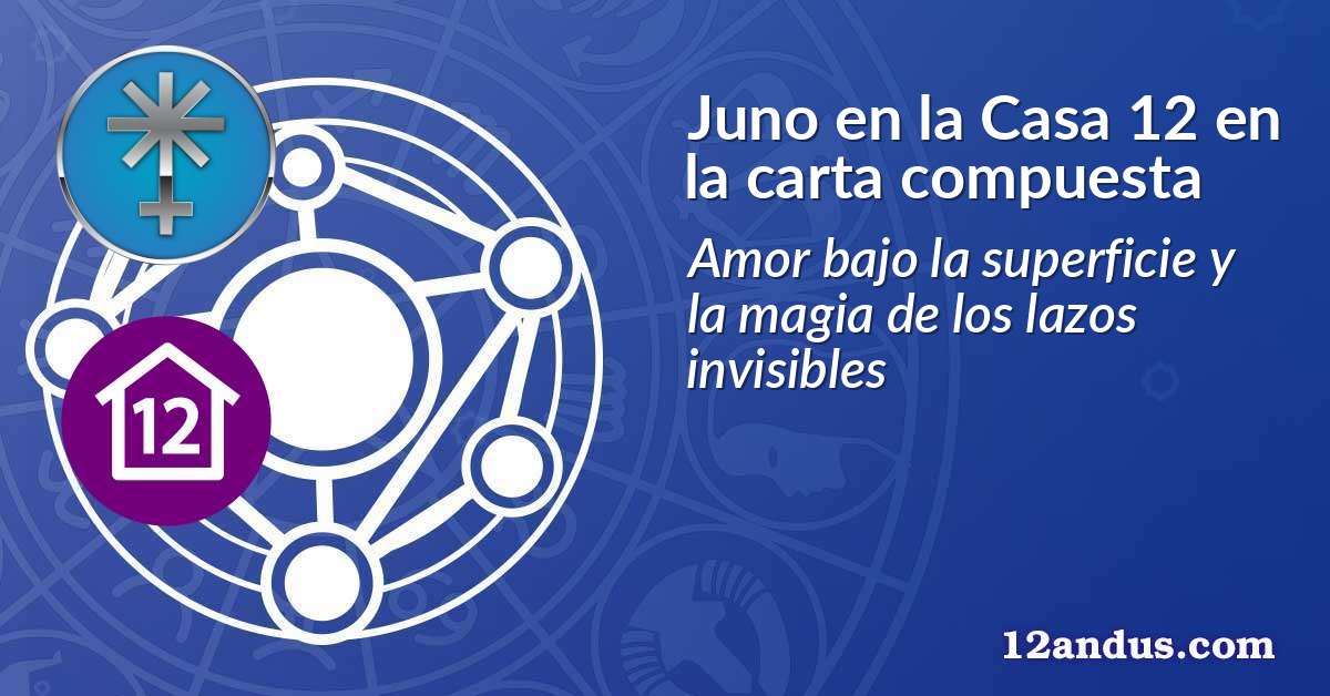 Juno en la Casa 12 en la carta compuesta