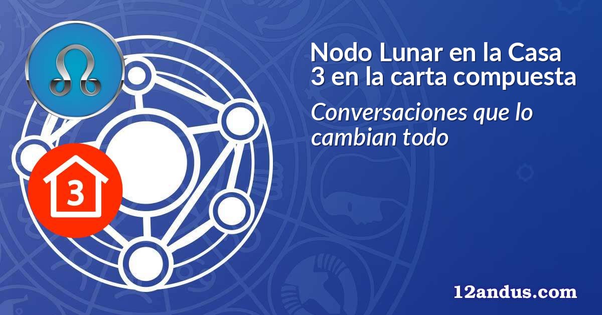 Nodo Lunar en la Casa 3 en la carta compuesta