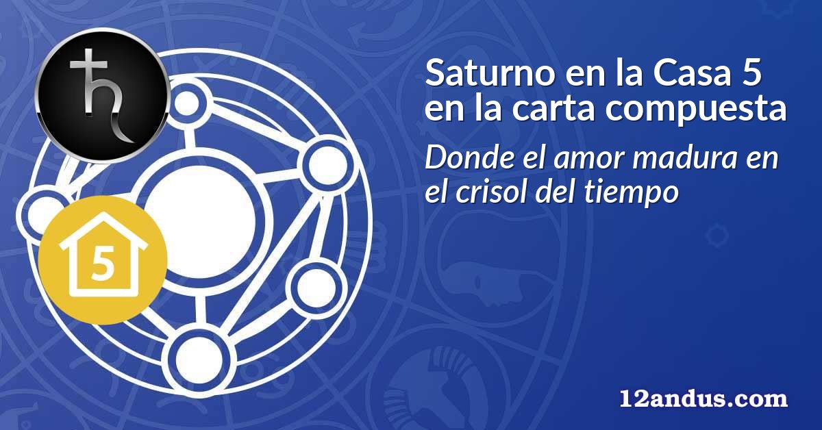 Saturno en la Casa 5 en la carta compuesta