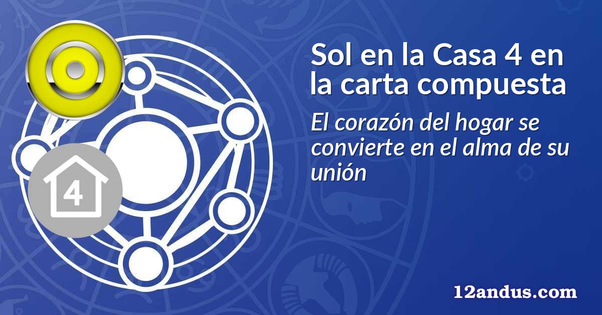 Sol en la Casa 4 en la carta compuesta