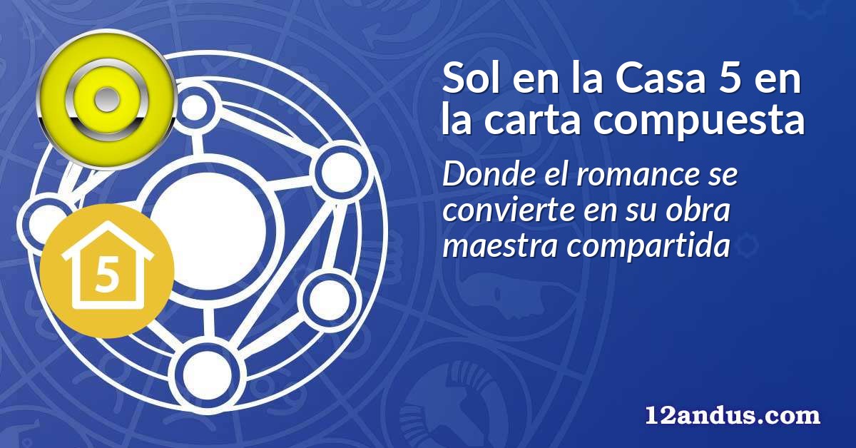 Sol en la Casa 5 en la carta compuesta