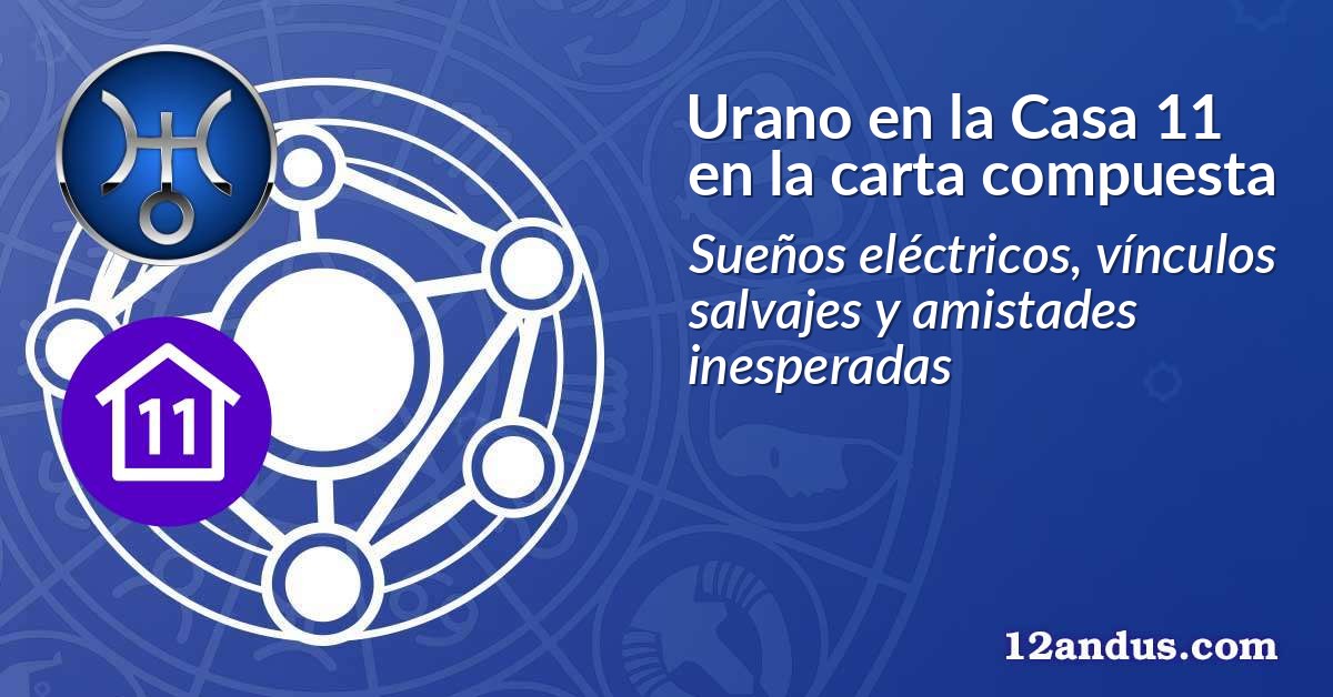 Urano en la Casa 11 en la carta compuesta
