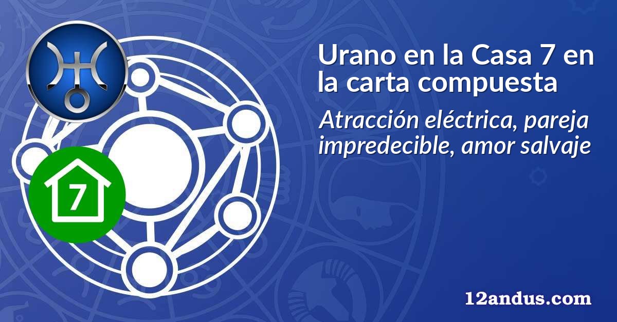 Urano en la Casa 7 en la carta compuesta