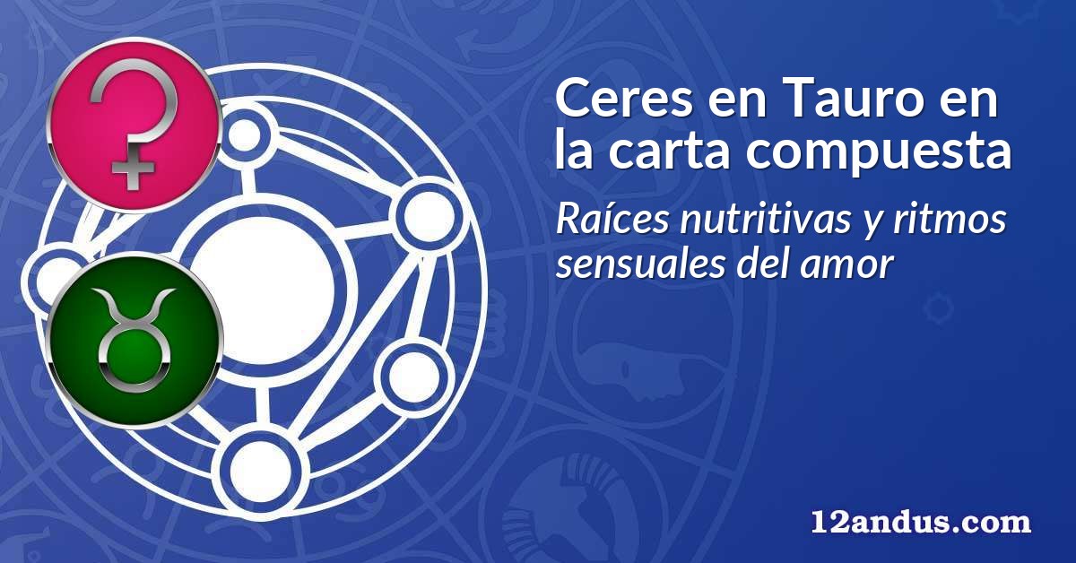 Ceres en Tauro en la carta compuesta