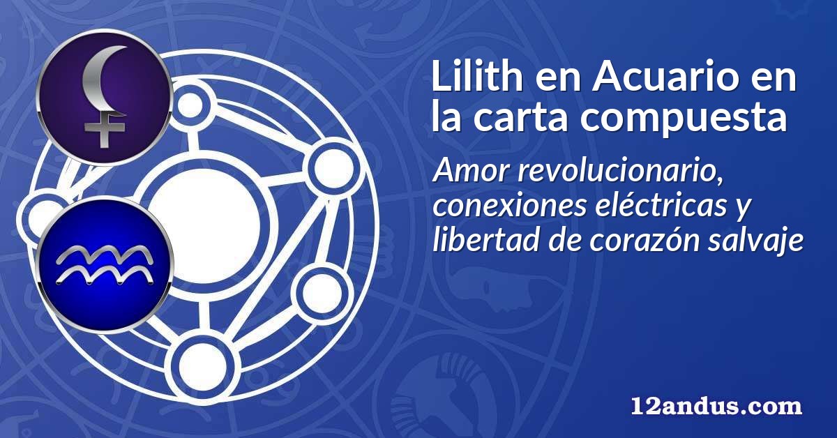Lilith en Acuario en la carta compuesta