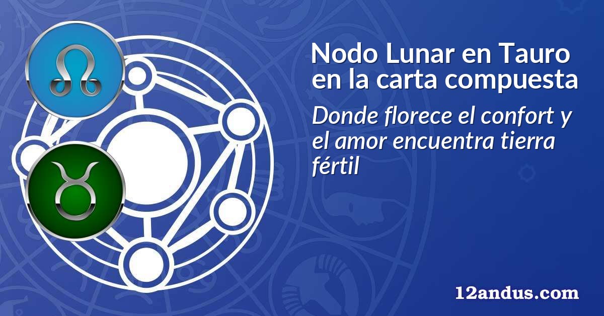Nodo Lunar en Tauro en la carta compuesta