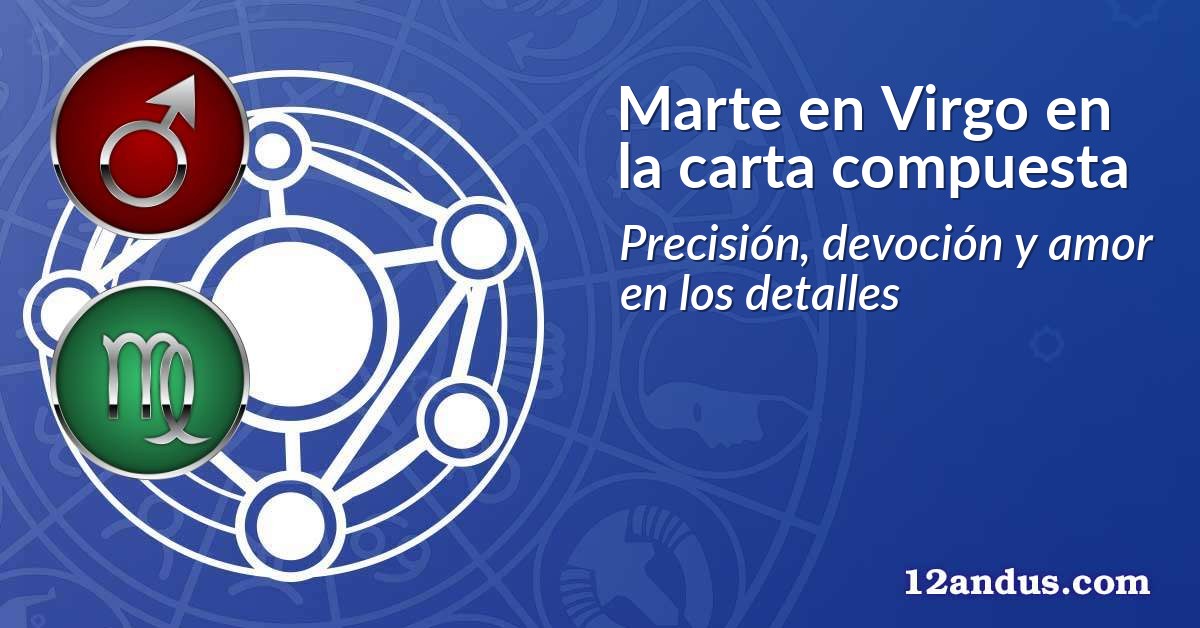 Marte en Virgo en la carta compuesta