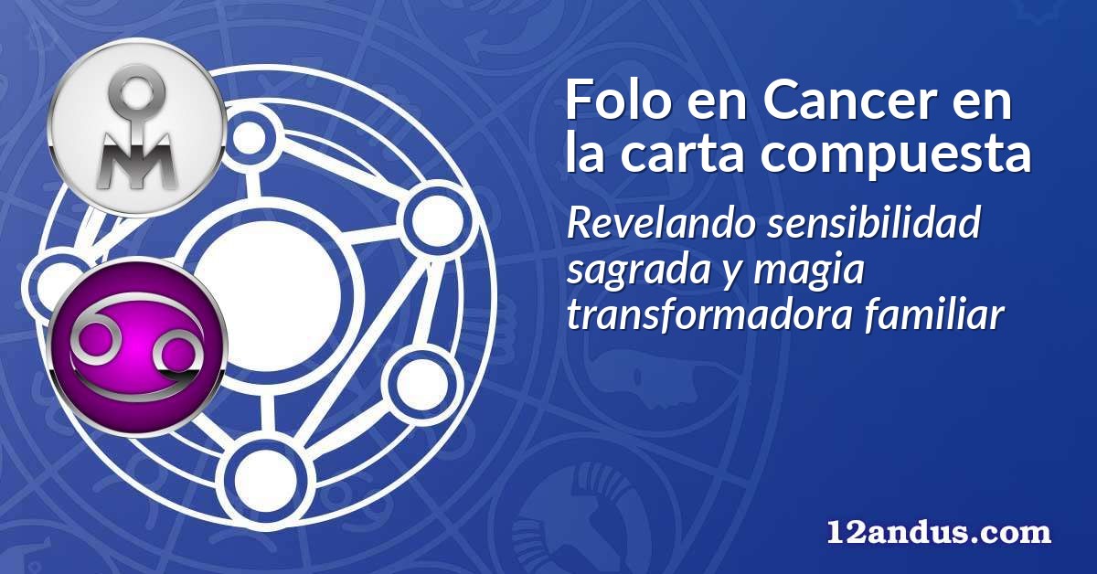 Folo en Cancer en la carta compuesta