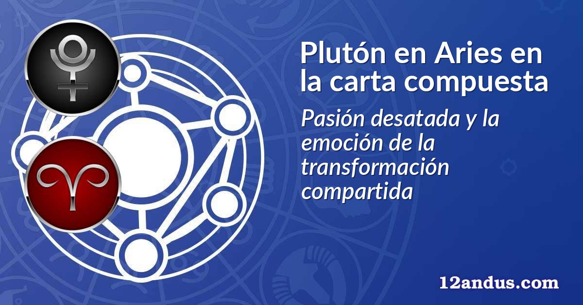 Plutón en Aries en la carta compuesta