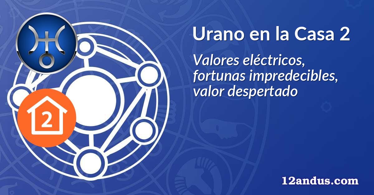 Urano en la Casa 2