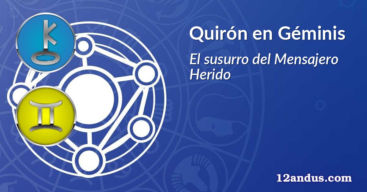 Quirón en Géminis
