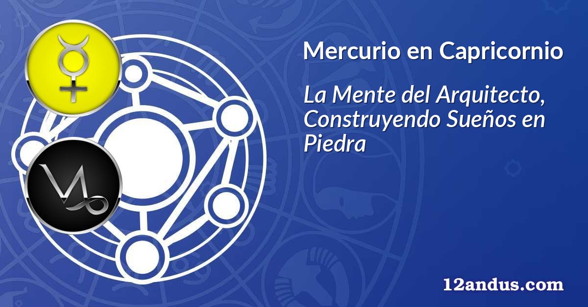 Mercurio en Capricornio