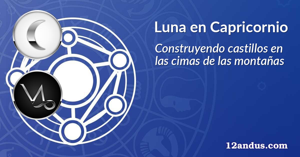 Luna en Capricornio