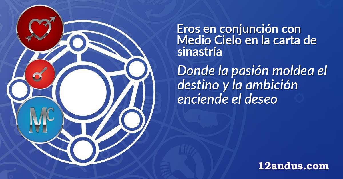 Eros en conjunción con Medio Cielo en la carta de sinastría