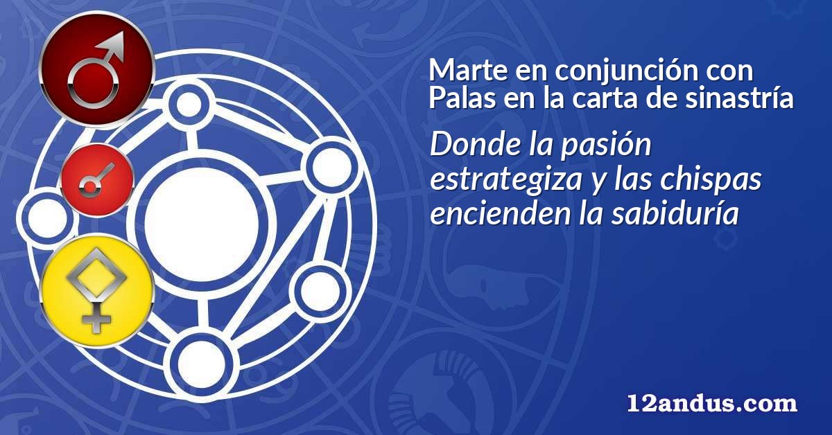 Marte en conjunción con Palas en la carta de sinastría