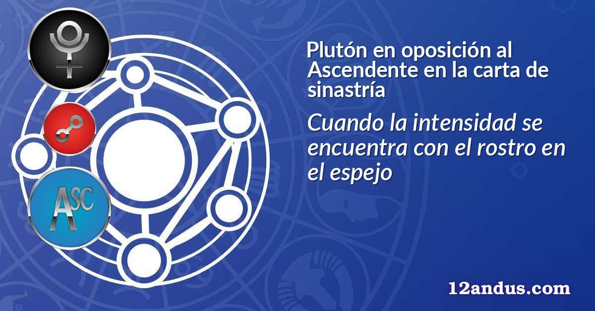 Plutón en oposición al Ascendente en la carta de sinastría