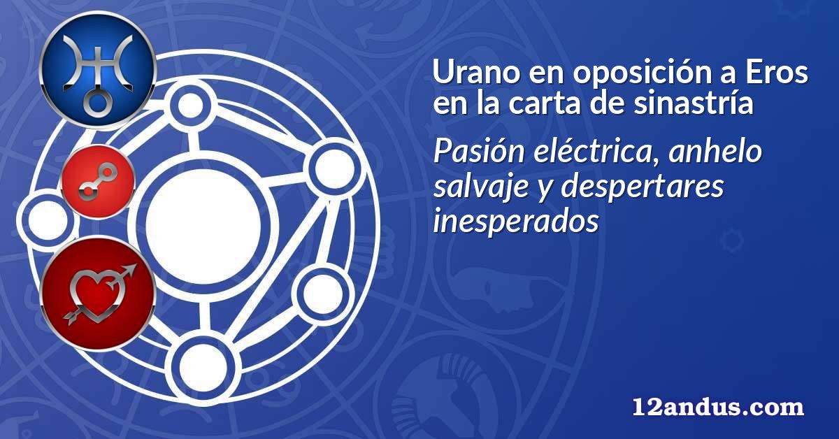 Urano en oposición a Eros en la carta de sinastría
