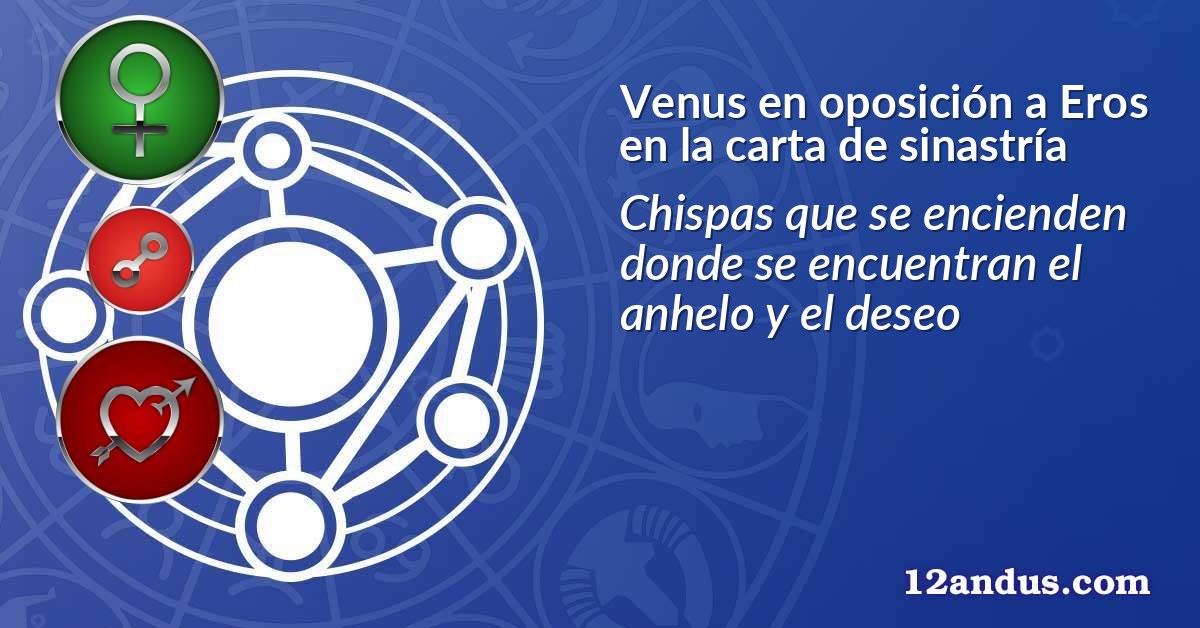 Venus en oposición a Eros en la carta de sinastría