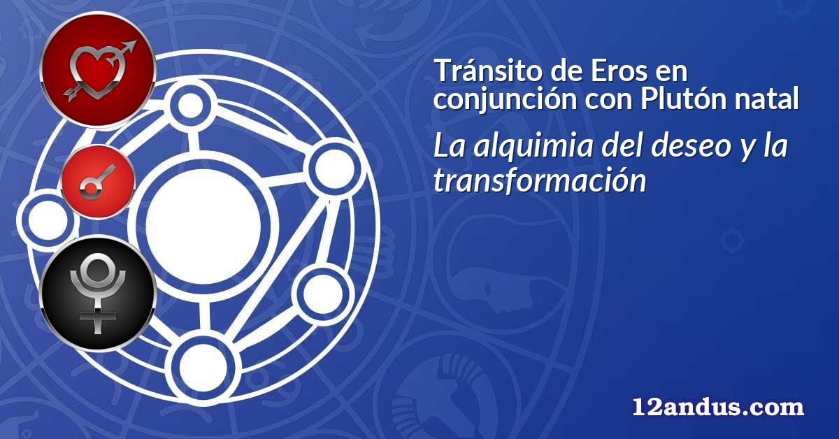Tránsito de Eros en conjunción con Plutón natal