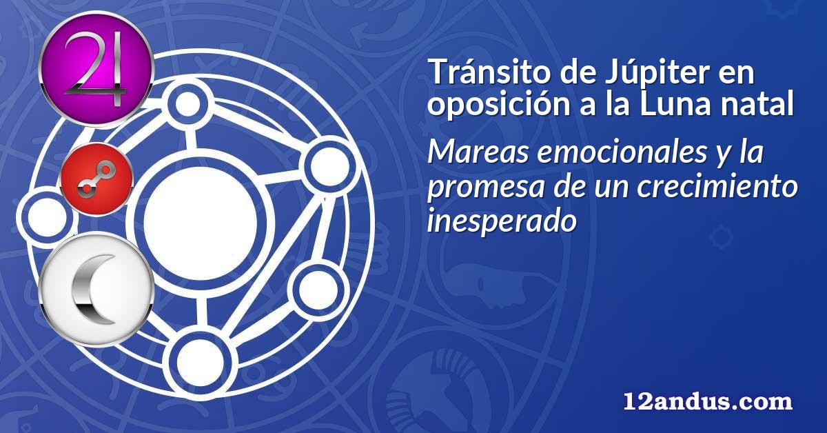Tránsito de Júpiter en oposición a la Luna natal