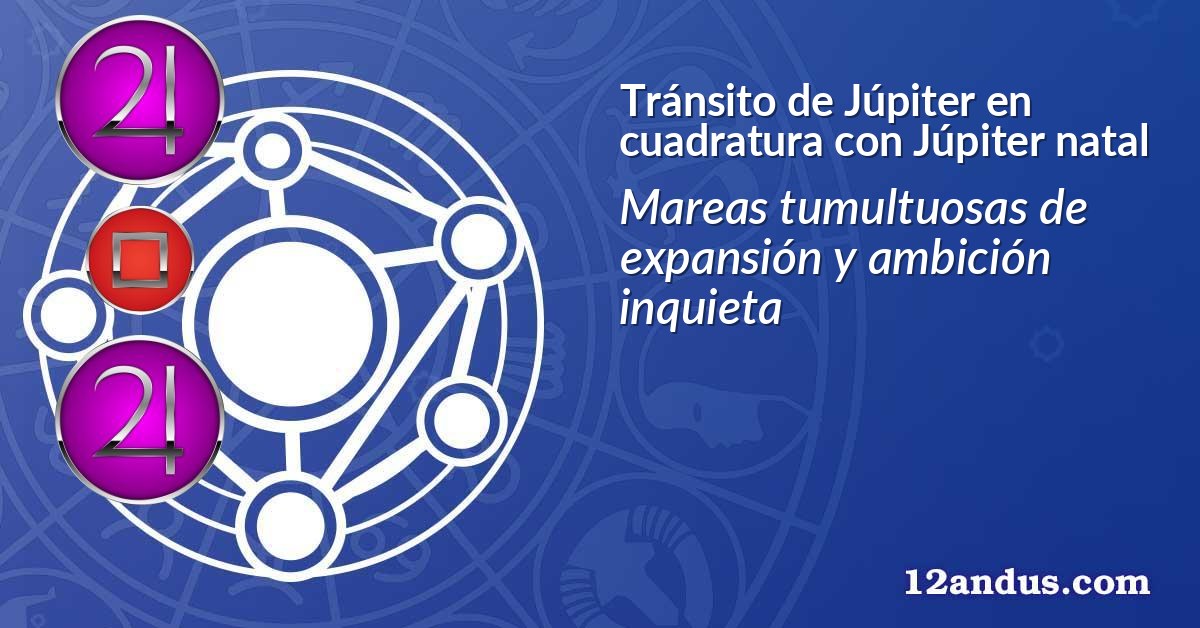 Tránsito de Júpiter en cuadratura con Júpiter natal