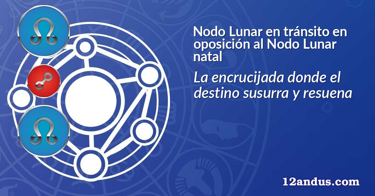 Nodo Lunar en tránsito en oposición al Nodo Lunar natal