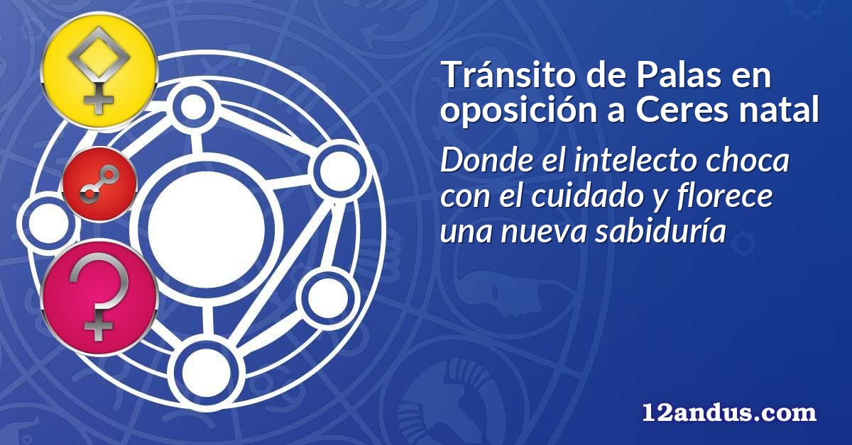 Tránsito de Palas en oposición a Ceres natal