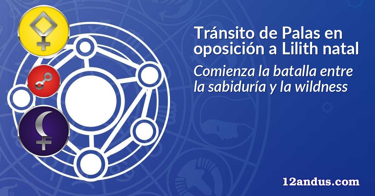 Tránsito de Palas en oposición a Lilith natal