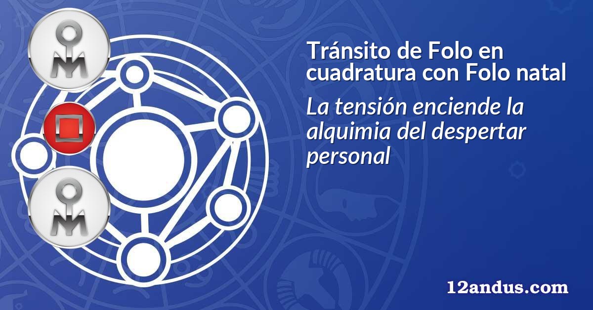 Tránsito de Folo en cuadratura con Folo natal