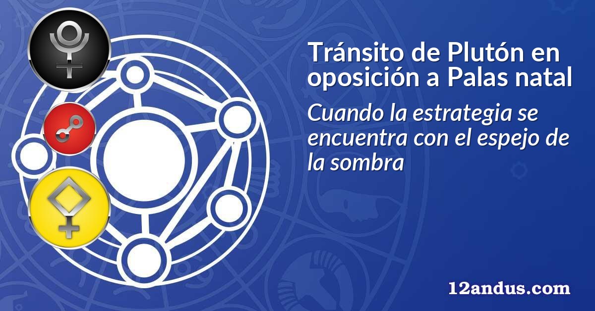 Tránsito de Plutón en oposición a Palas natal