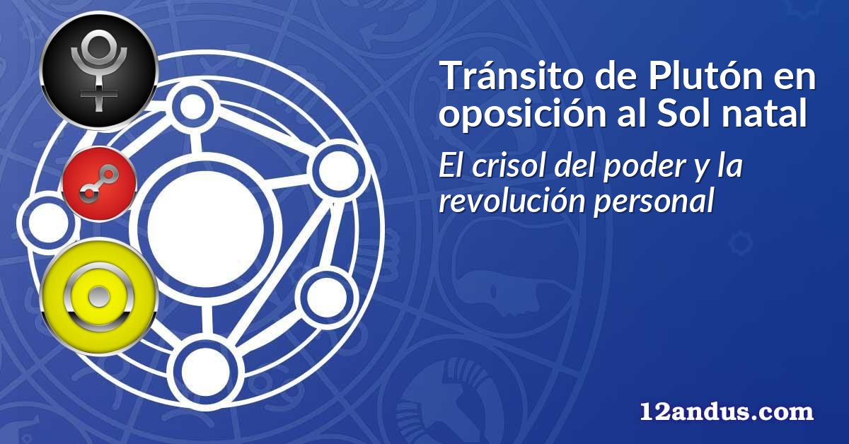 Tránsito de Plutón en oposición al Sol natal