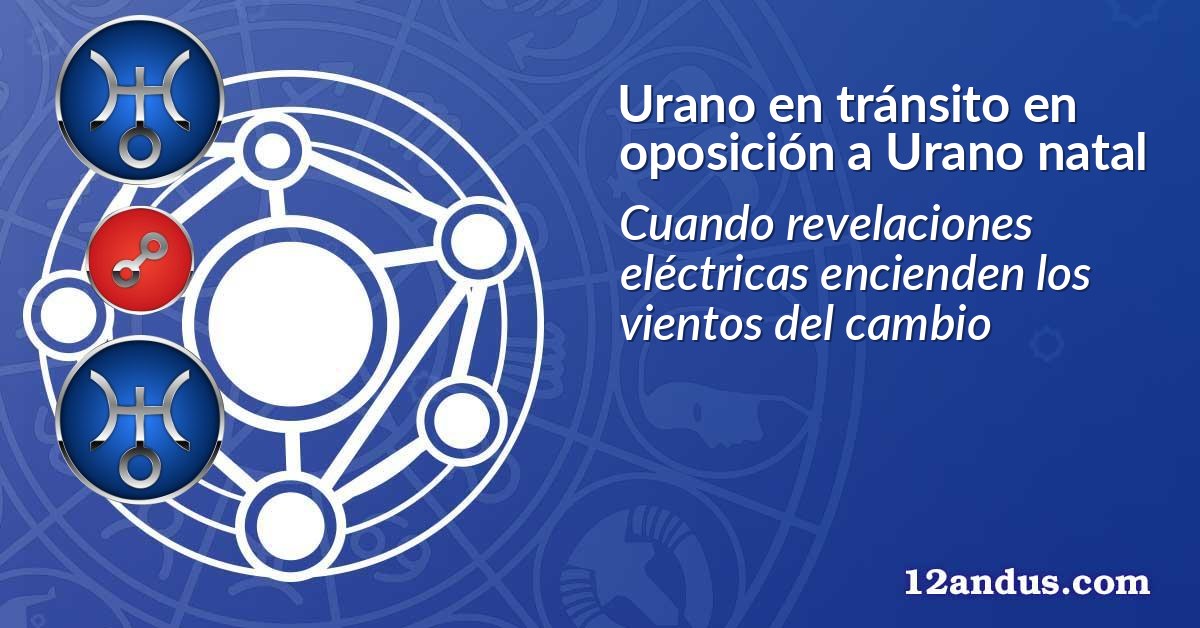 Urano en tránsito en oposición a Urano natal