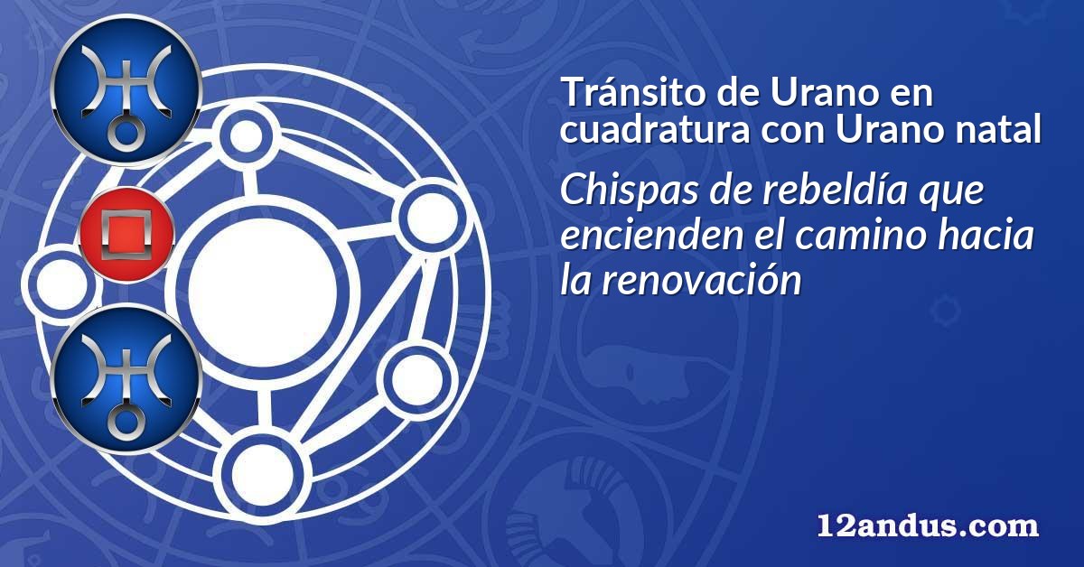Tránsito de Urano en cuadratura con Urano natal