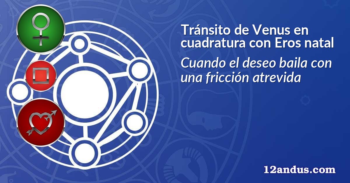 Tránsito de Venus en cuadratura con Eros natal