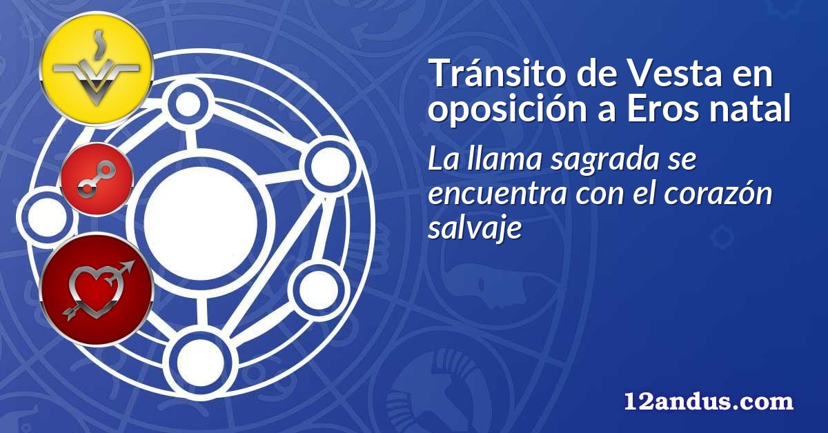 Tránsito de Vesta en oposición a Eros natal