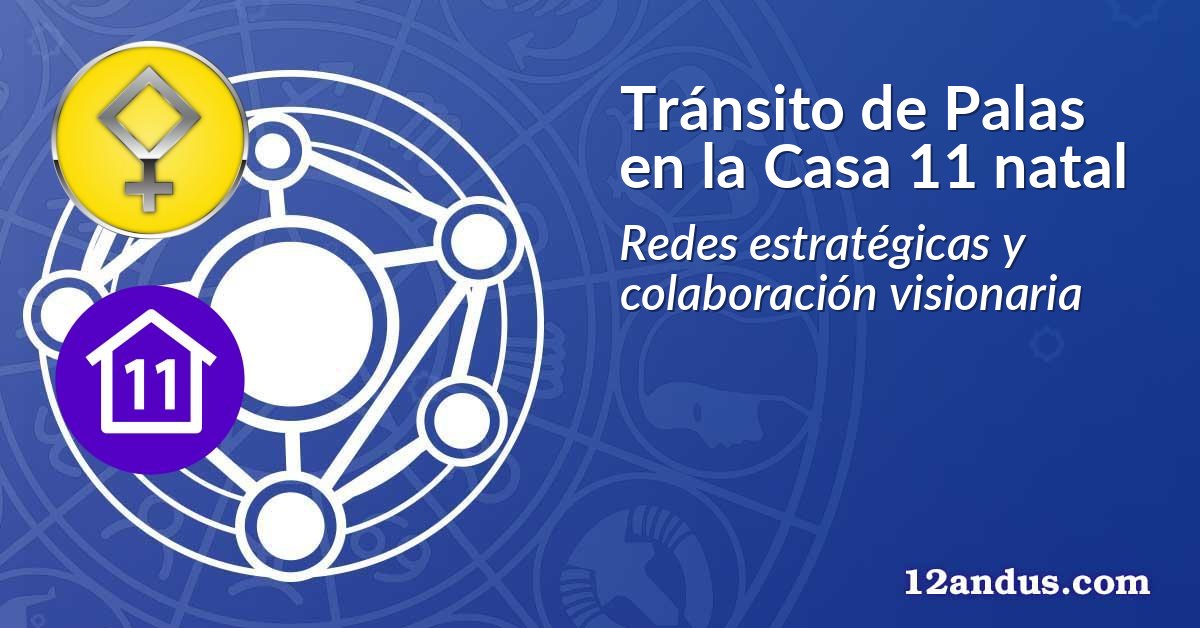 Tránsito de Palas en la Casa 11 natal