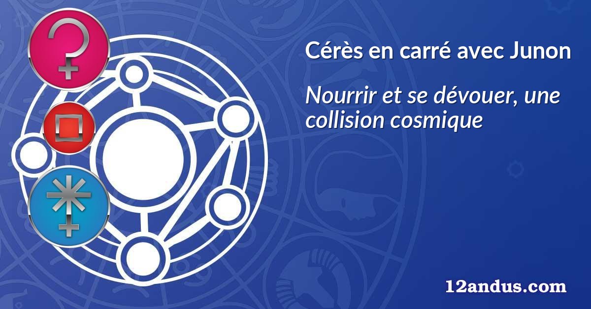 Cérès en carré avec Junon
