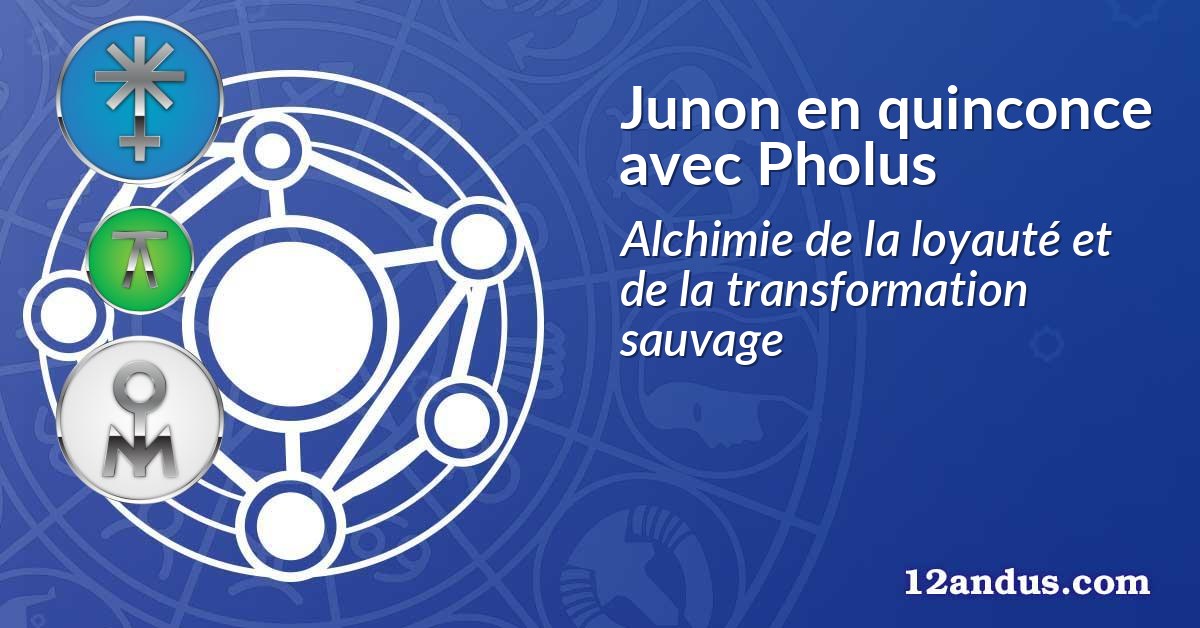 Junon en quinconce avec Pholus