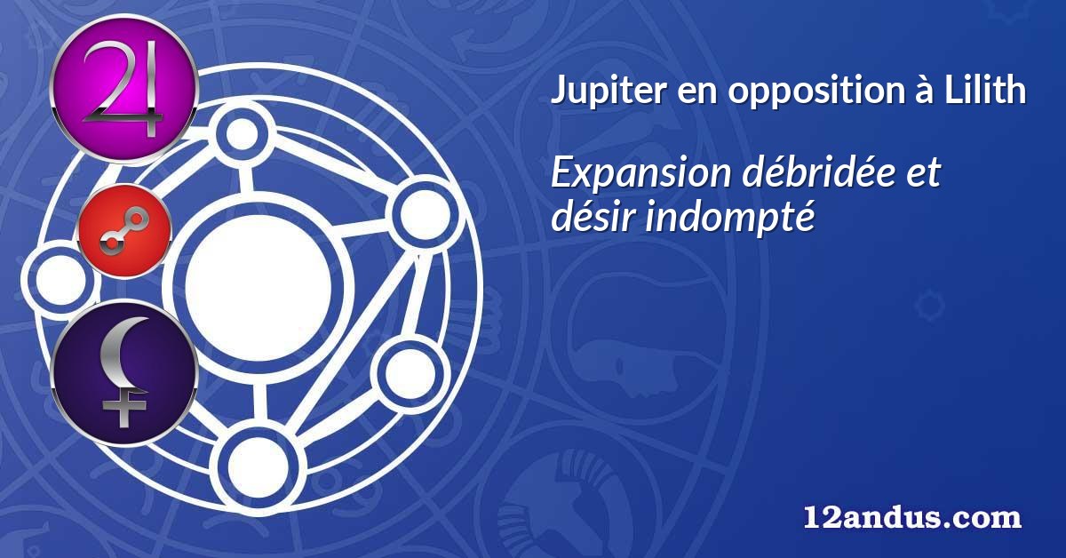 Jupiter en opposition à Lilith