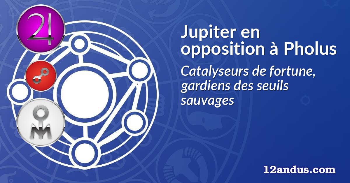 Jupiter en opposition à Pholus
