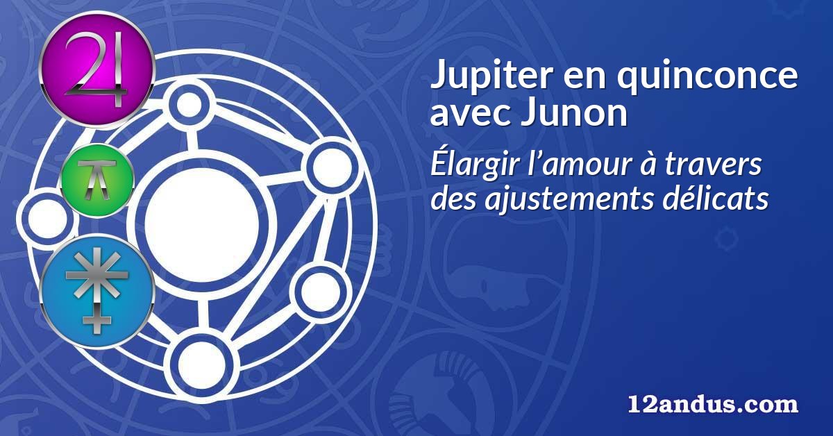 Jupiter en quinconce avec Junon