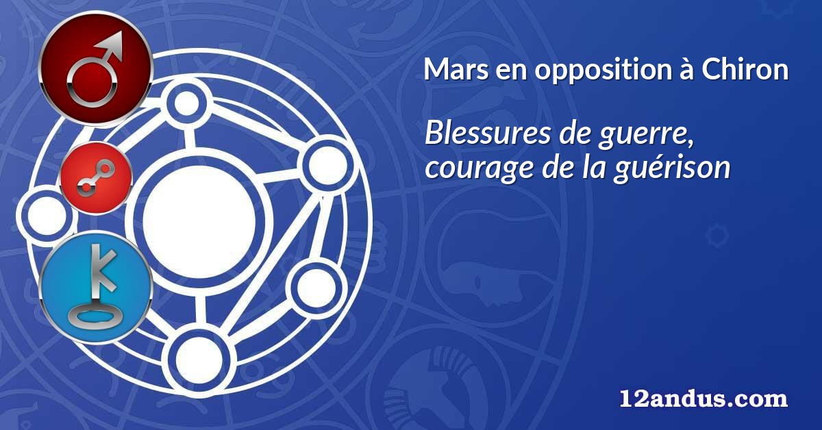 Mars en opposition à Chiron