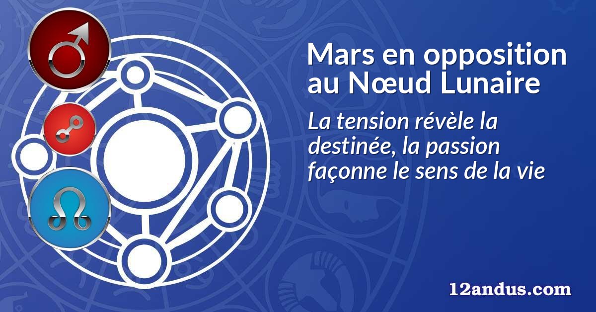 Mars en opposition au Nœud Lunaire