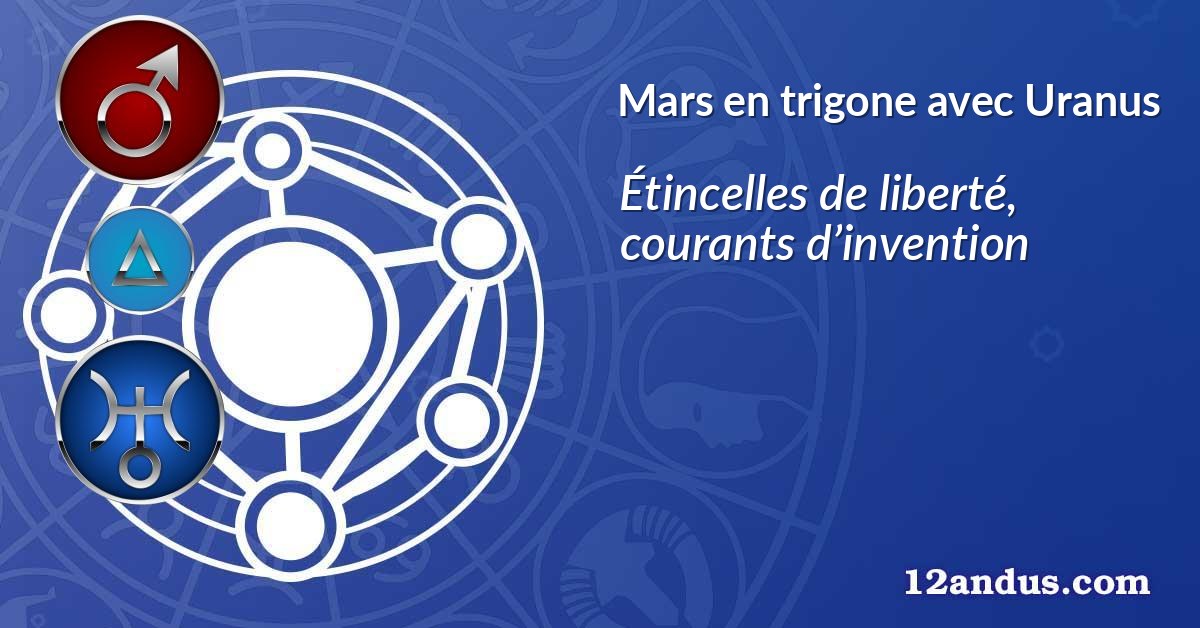 Mars en trigone avec Uranus
