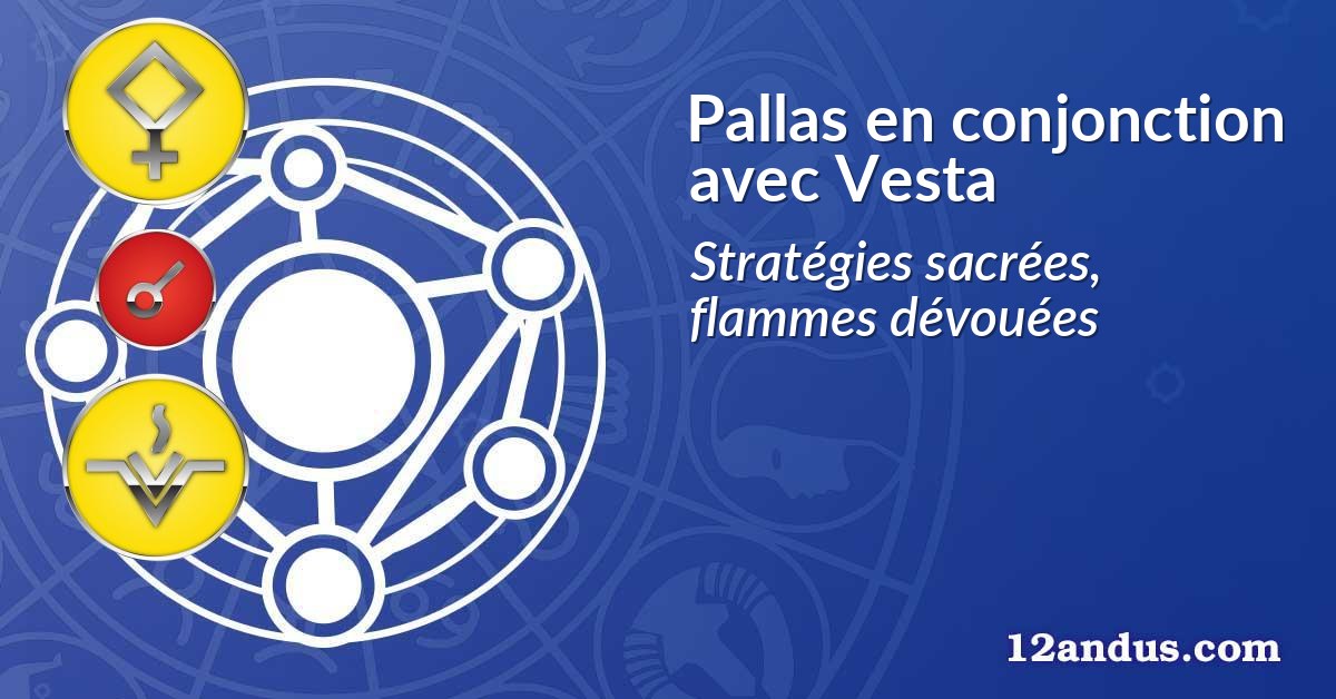Pallas en conjonction avec Vesta