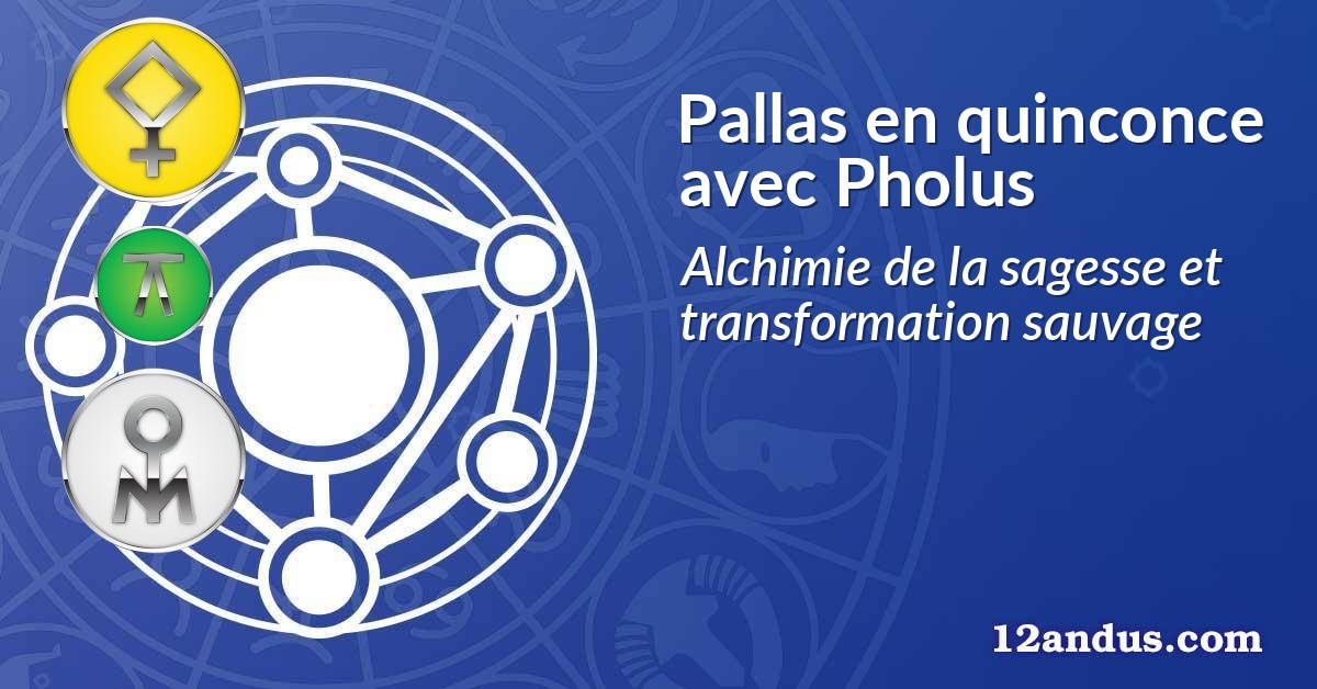 Pallas en quinconce avec Pholus