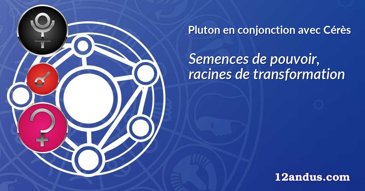 Pluton en conjonction avec Cérès